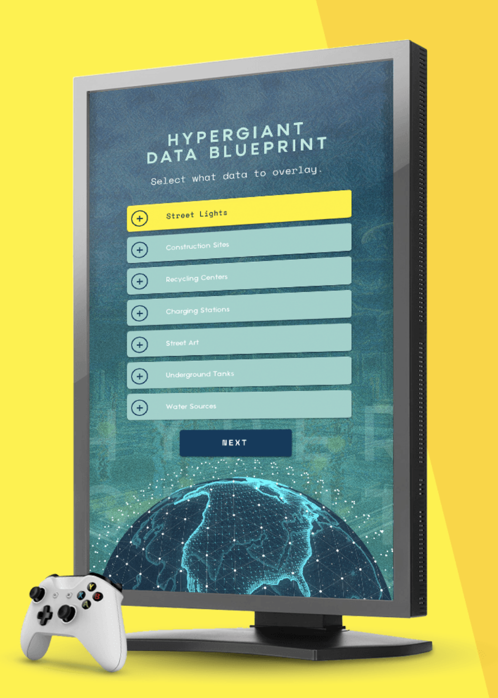 Bosch Data Blueprint smart city sculpture