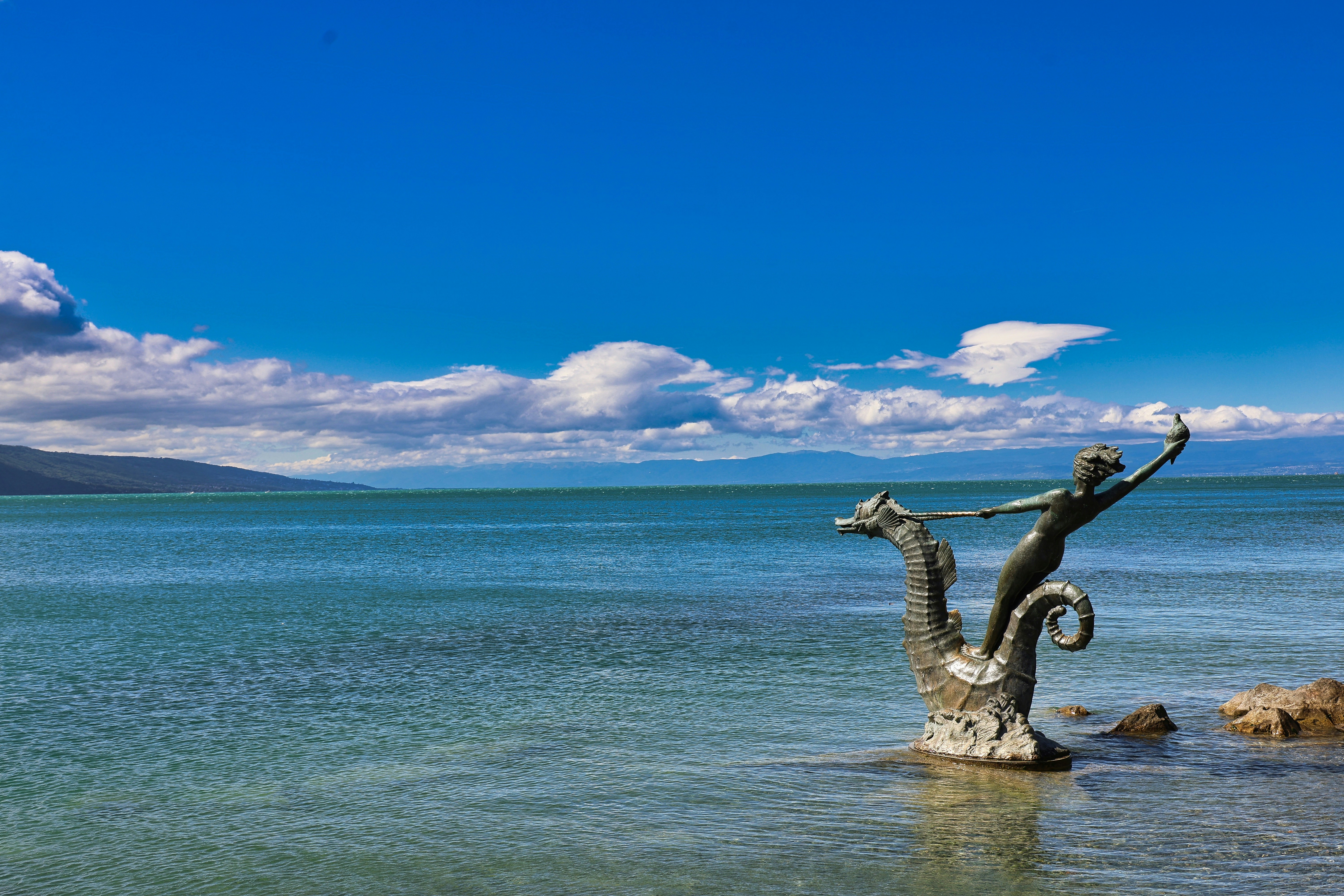 Vevey lakeside scene